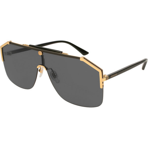 GG0291S 001 | New Aviator Square Gris Negro