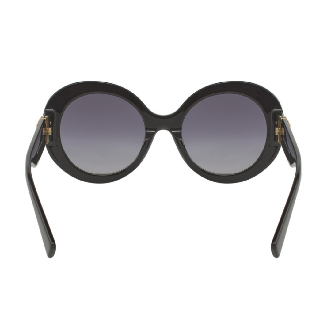 Miu Miu MU 11YS 1AB-5D1 Round Shape Black gold