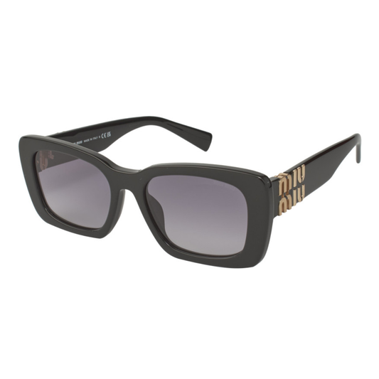 Miu Miu MU 07YS 1AB-5D1 Square Shape Black Gradient