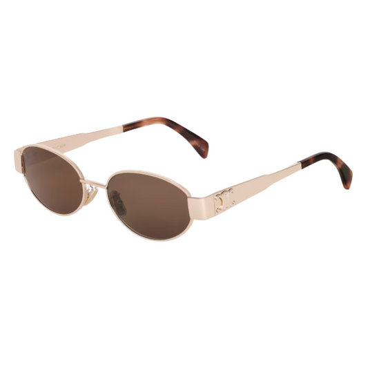 Celine Triomphe oval rosa metal