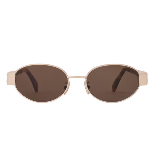 Celine Triomphe oval rosa metal