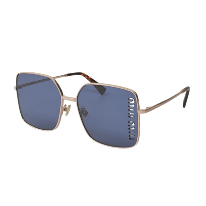 Miu Miu MU 51YS ZVF-1V1 Square Shape Gold Rose Blue