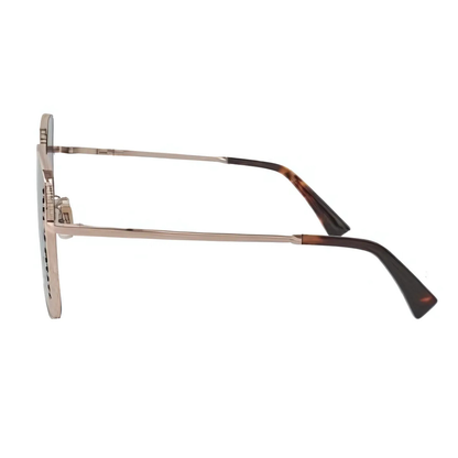 Miu Miu MU 51YS ZVF-1V1 Square Shape Gold Rose Blue