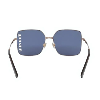 Miu Miu MU 51YS ZVF-1V1 Square Shape Gold Rose Blue