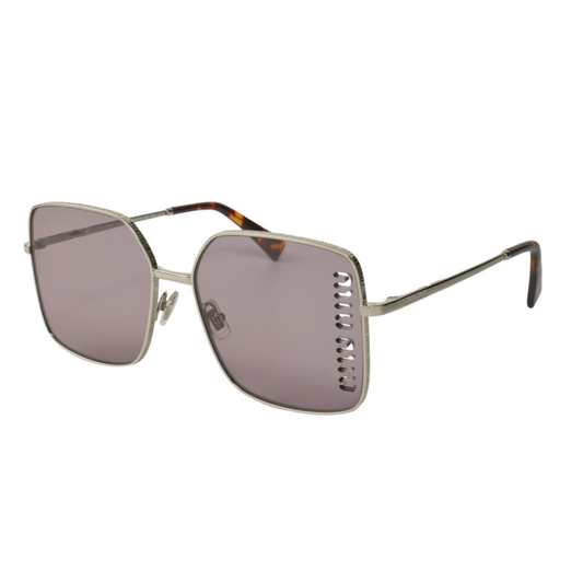 Miu Miu MU 51YS 1BC-03V Square Shape Silver Violet Mirror