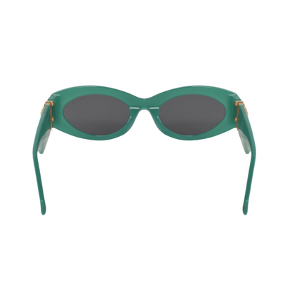 Miu Miu MU 11WS 15H-5S0 Oval Shape Green Dark