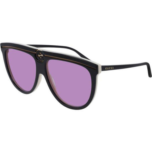 GG0732S 004 Fashion Aviator Ivory